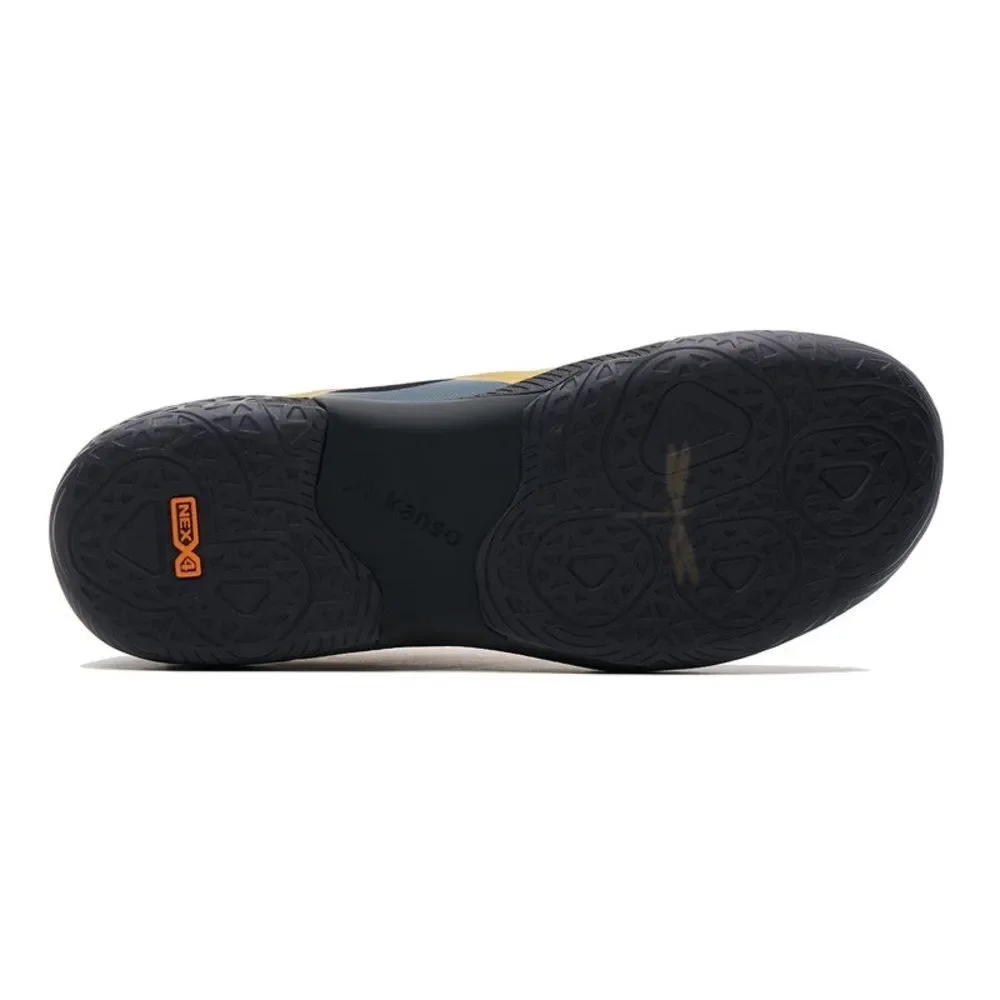 Kanso DragonFly Indoor Court Shoes Black/Gold size 7.5 NWT‎ in box